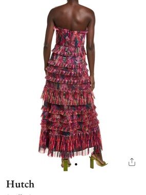 Hutch festive strapless gown